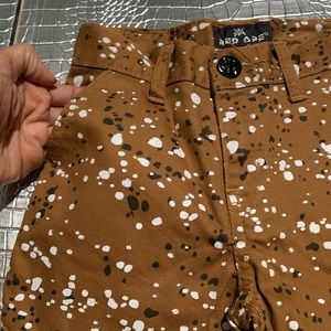Boys Designer  Red Ape Polka Dot Jeans Size 6